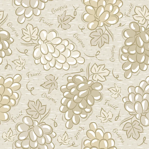 Motifs sans couture avec des raisins — Image vectorielle