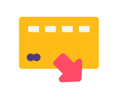 ödeme sonucu tek bir izole edilmiş ikon düz stil vektör tasarımı illüstrasyonu ile