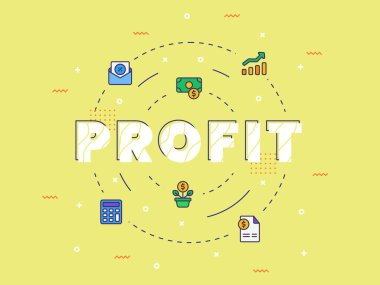 kar tipografisi kelime sanatı ile dolu renk biçimi vektör tasarımı çizimi