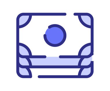 para nakit zenginliği tire veya kesik çizgi biçimi vektör tasarımı illüstrasyonlu tek bir izole simge