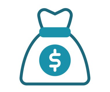 Katı çizgi biçimi çizim tasarımı illüstrasyonuna sahip tek bir izole simge