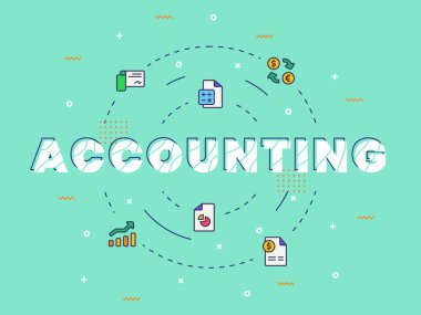 doldurulmuş renk biçimi vektör tasarımı illüstrasyonlu yazı sanatı