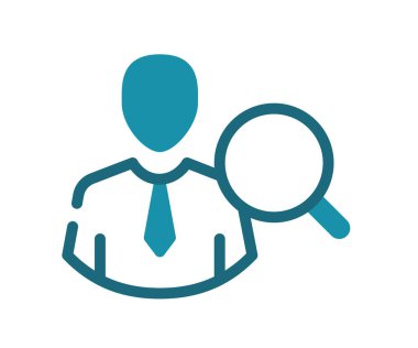 Somut çizgi ve tire biçimi çizim çizelgesine sahip tek bir izole edilmiş çalışan simgesi bul