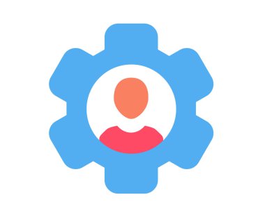 Yapılandırma kullanıcısı tek izole edilmiş simgeyi düz biçim çizimi ile ayarlıyor