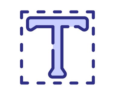 çizgi biçimi ve mor renk gösterimi ile tek izole edilmiş simge