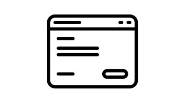 İniş sayfası web sitesi ana hatlı tasarım tasarımı illüstrasyonlu tek bir izole simge