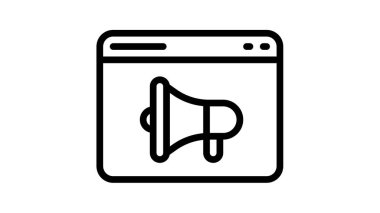 promosyon duyurusu web sitesi tasarım tasarımı illüstrasyonlu tek izole simge