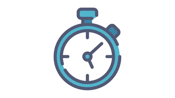 Stop Watch Timer Countdown Single Isolated Icon Single Isolated Icon — Archivo Imágenes Vectoriales