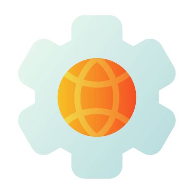 Pürüzsüz biçim çizimi olan tek bir izole ikon geliştirme bakım seosu interneti