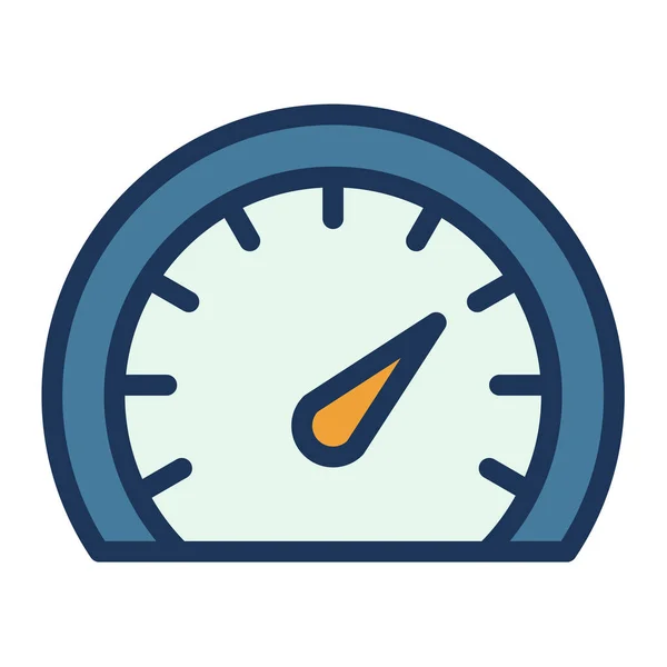 Seo Speed Performance Optimize Single Isolated Icon Full Line Style — 스톡 벡터