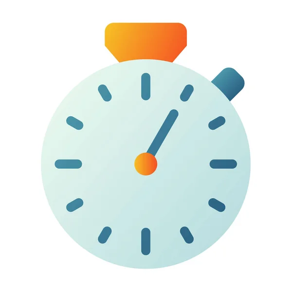 Temporizador Velocidad Cronómetro Tiempo Único Icono Aislado Con Ilustración Vectores — Vector de stock