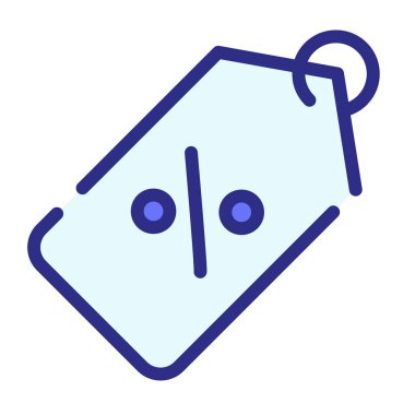 fiyat etiketi etiketi satışı tire veya kesik satır biçimi illüstrasyonlu tek izole simge