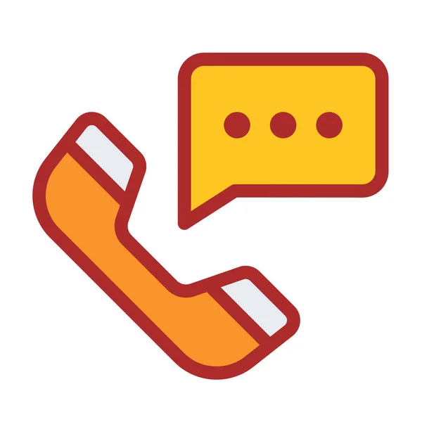 Call Center Customer Support Enkele Geïsoleerde Pictogram Met Gevulde Lijn — Stockvector