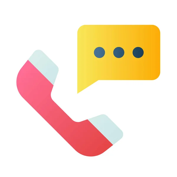 Call Center Customer Support Enkele Geïsoleerde Pictogram Met Gladde Stijl — Stockvector