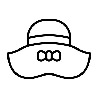 hat kapağı aksesuar tasarım tasarımı illüstrasyonuna sahip tek simge