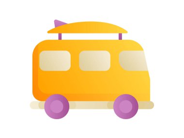 seyahat tatili tek bir izole edilmiş simge pürüzsüz biçim çizimi