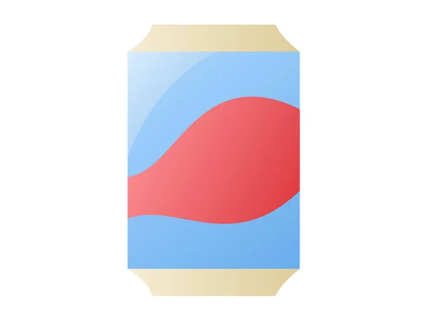Refresco Cola Refresco Único Icono Aislado Con Ilustración Vectorial Estilo — Vector de stock