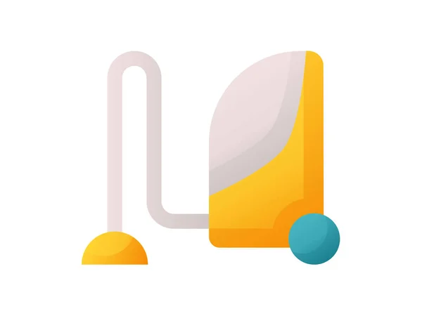 Vacuum Cleaner Single Isolated Icon Smooth Style Vector Illustration — Stock Vector