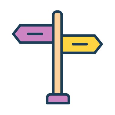 Satır biçimi illüstrasyonlu tek izole simge