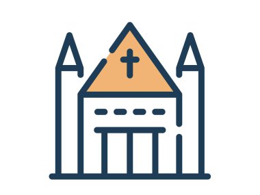 Çizgi biçimi çizilmiş veya çizilmiş çizgili tek bir ikon oluşturuluyor