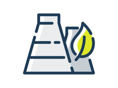 Yenilenebilir enerji yenilenmesi çizgi biçimi çizili veya çizilmiş çizgili tek bir izole simge