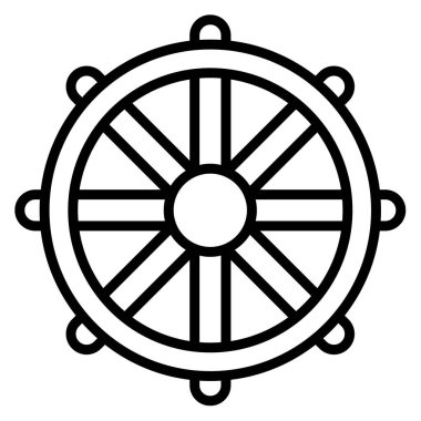 Taslak biçim çizimi olan tek izole edilmiş direksiyon yükünü kontrol et