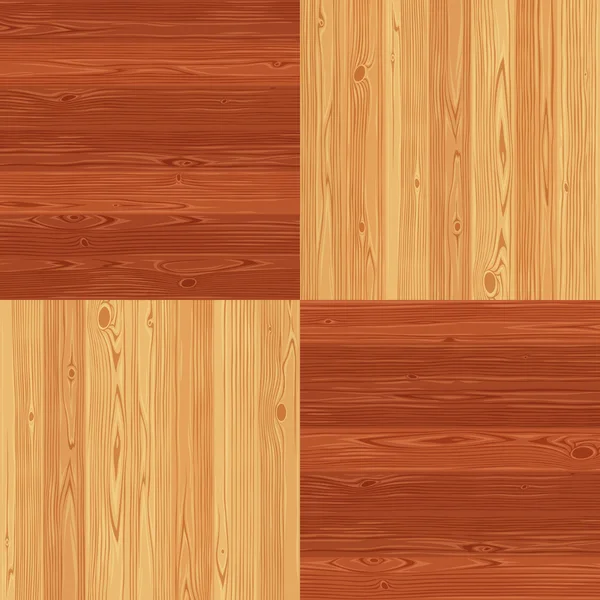 Patrón de piso sin costura de parquet cuadrado de ajedrez — Vector de stock