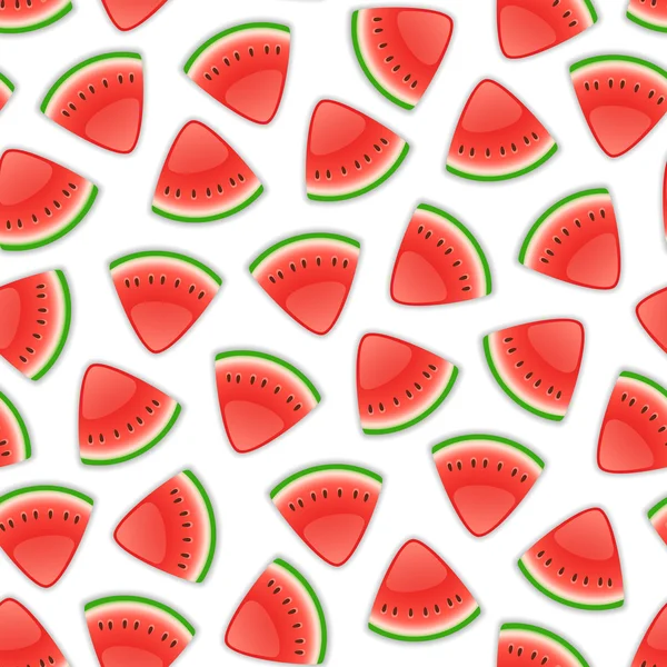 Nahtloser Hintergrund mit Wassermelone — kostenloses Stockfoto