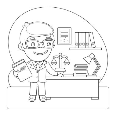 Yargıç Boyama Sayfası