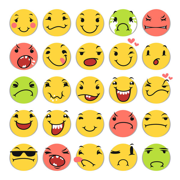 мультфильм улыбка иконы set