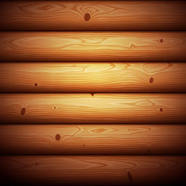 Mur en bois à bois fond sans couture — Image vectorielle