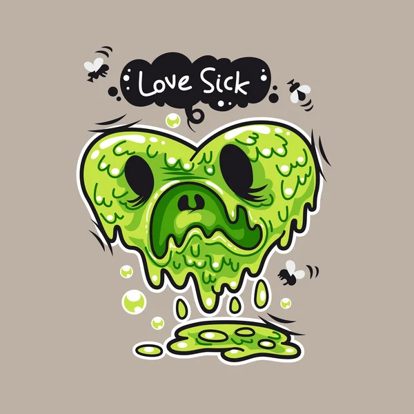 Love Sick — Vector de stoc
