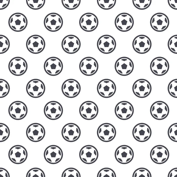 Ballon de football fond sans couture — Image vectorielle