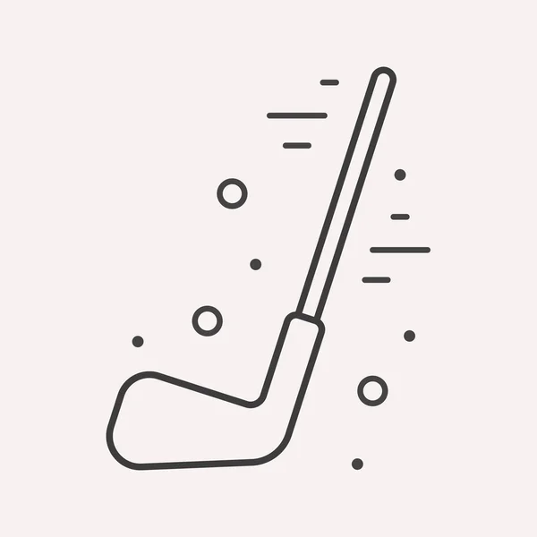 Icono de juego de golf o elemento — Vector de stock