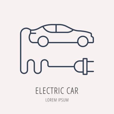 Vektör basit Logo şablonu Eko Kiralık