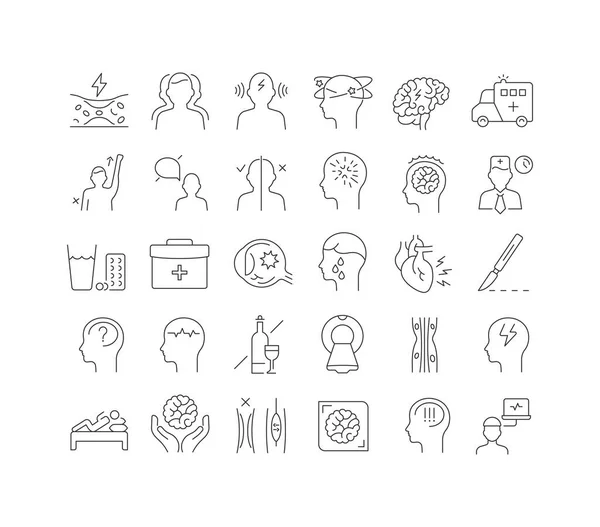 Stroke Collection Perfectly Thin Icons Web Design App Most Modern — Stockový vektor