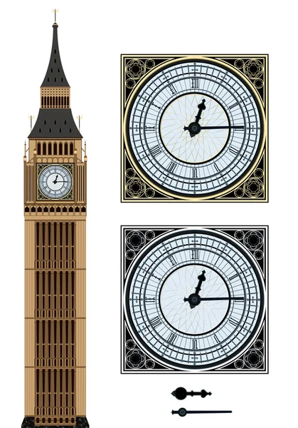 Landmark big ben ve saat