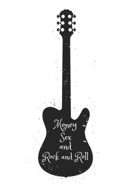 Dağınık el çizilmiş müzik Poster