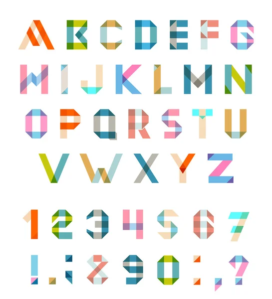 Set alfabeto vectorial — Archivo Imágenes Vectoriales