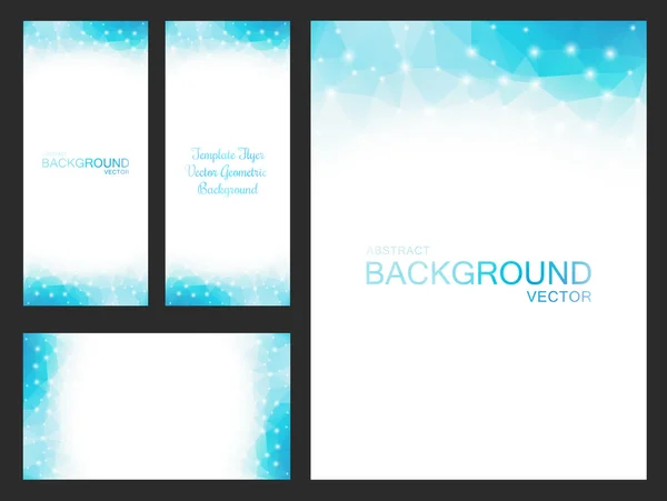 Set of Vector Isolated Blurred Backgrounds — Stock Vector