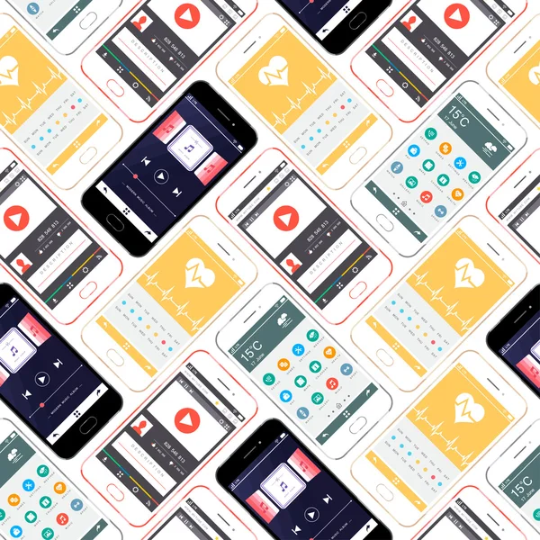 Mobile Devices Pattern — Stockvector