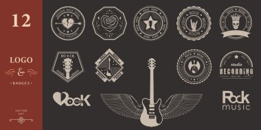 Rock müziği ve rock and roll, rozetleri ayarla