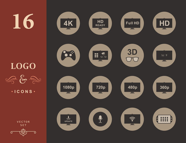 Набор иконок и значков
