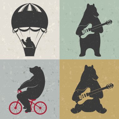 Set Sign Fun Bears
