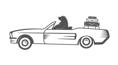 Vector Illustration Funny Bear