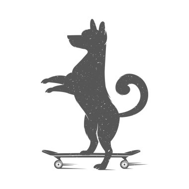 Vektör çizim komik köpek