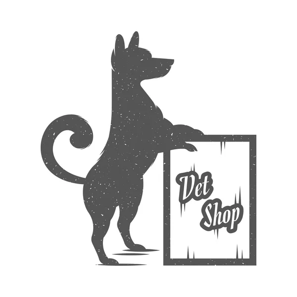 Vetor ilustração engraçado cão —  Vetores de Stock