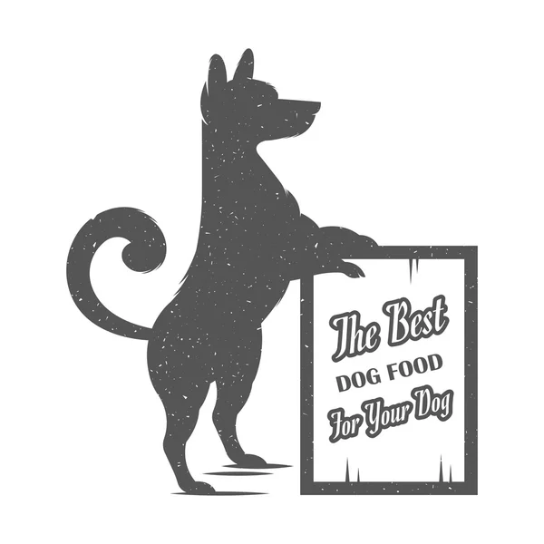 Vector Illustration Funny Dog — Stock Vector