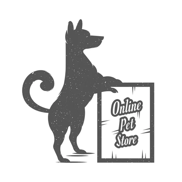 Vetor ilustração engraçado cão —  Vetores de Stock