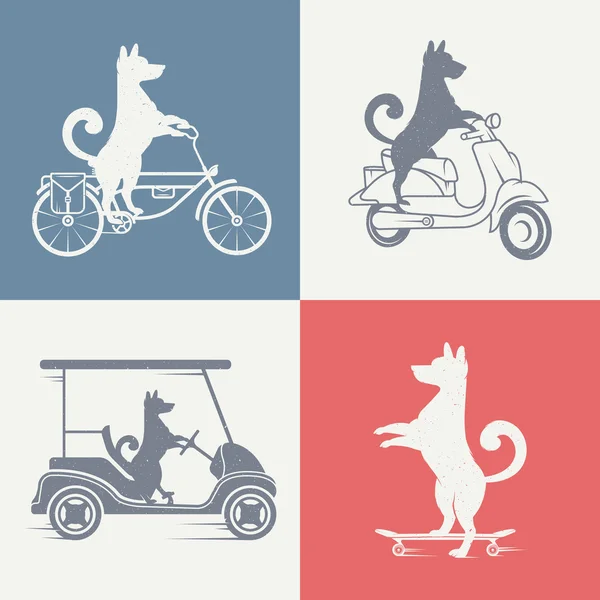 Vector conjunto signo perro — Archivo Imágenes Vectoriales